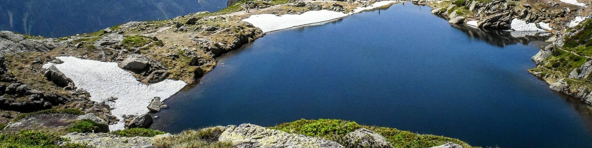This may look like a cool and inviting day (I'm sure the water was) but it was over 95F in Chamonix that week and the hottest temps ever recorded in France were set that week.