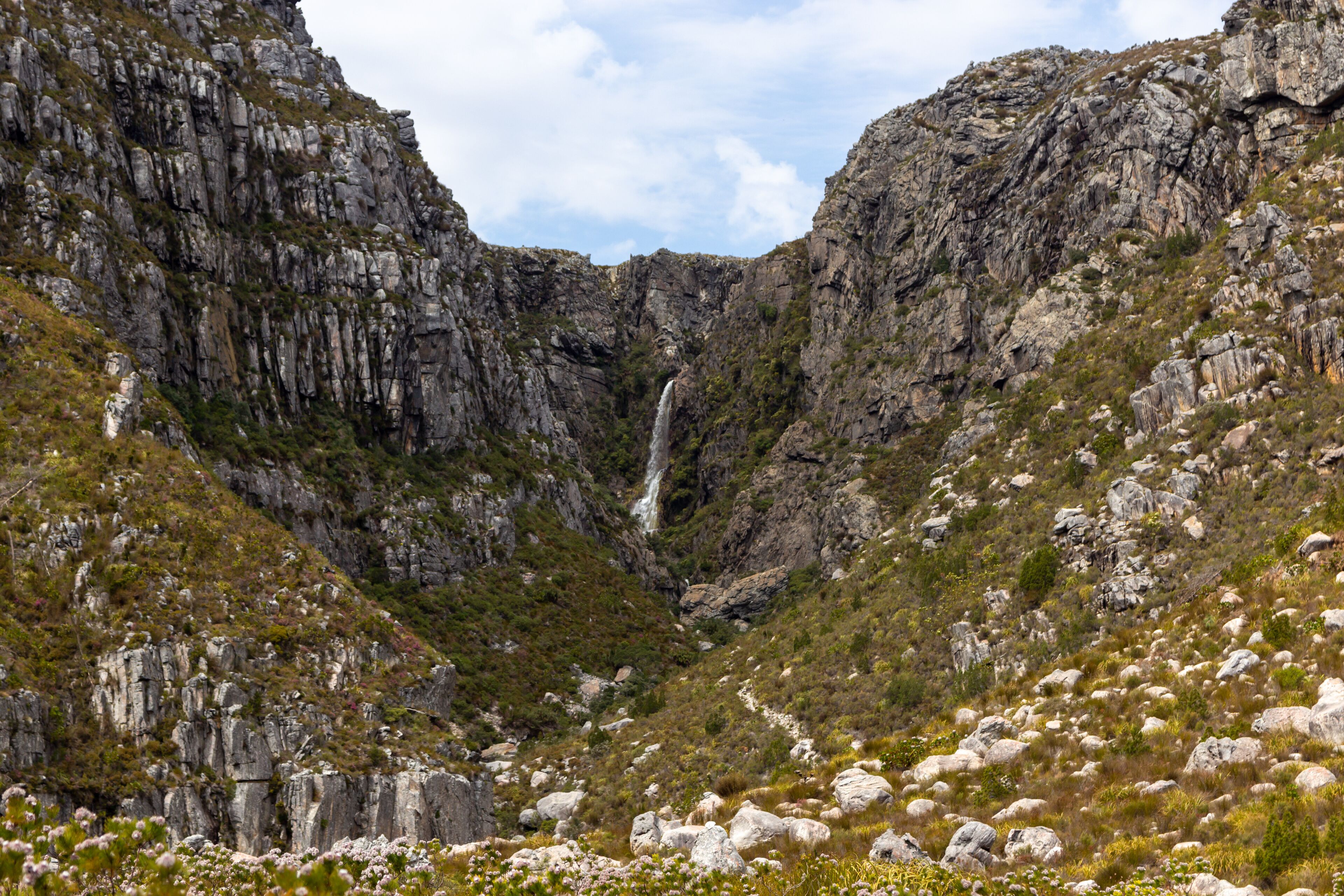 beautiful landscpae of the Bain's Kloof, Wellington, Western Cape, South Africa
