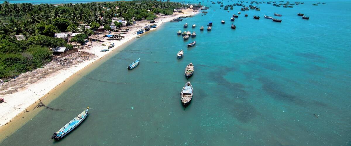 Surrounding the serene island of Rameshwaram are hundreds of boats going out to Sea. A beautiful historic place whose beauty is just breathtaking. #BeachBound