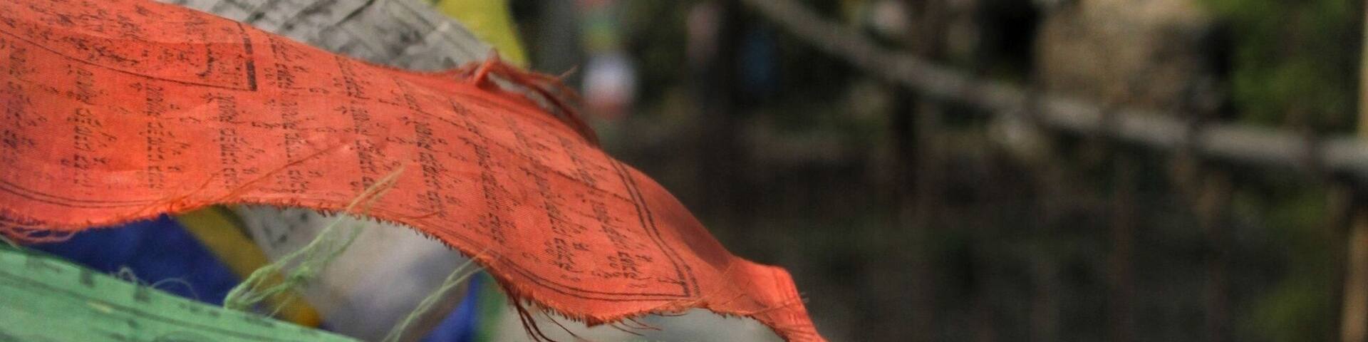 Prayer flags flutter with the wind and spread good prayers across the lands where the breeze carries them. So I was told when I was in Kalimpong.
