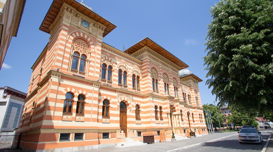 BRCKO DISTRICT, BOSNIA AND HERZEGOVINA - Aug 04, 2020: City hall in Brcko dsitrict, Bosnia and Herzegovina