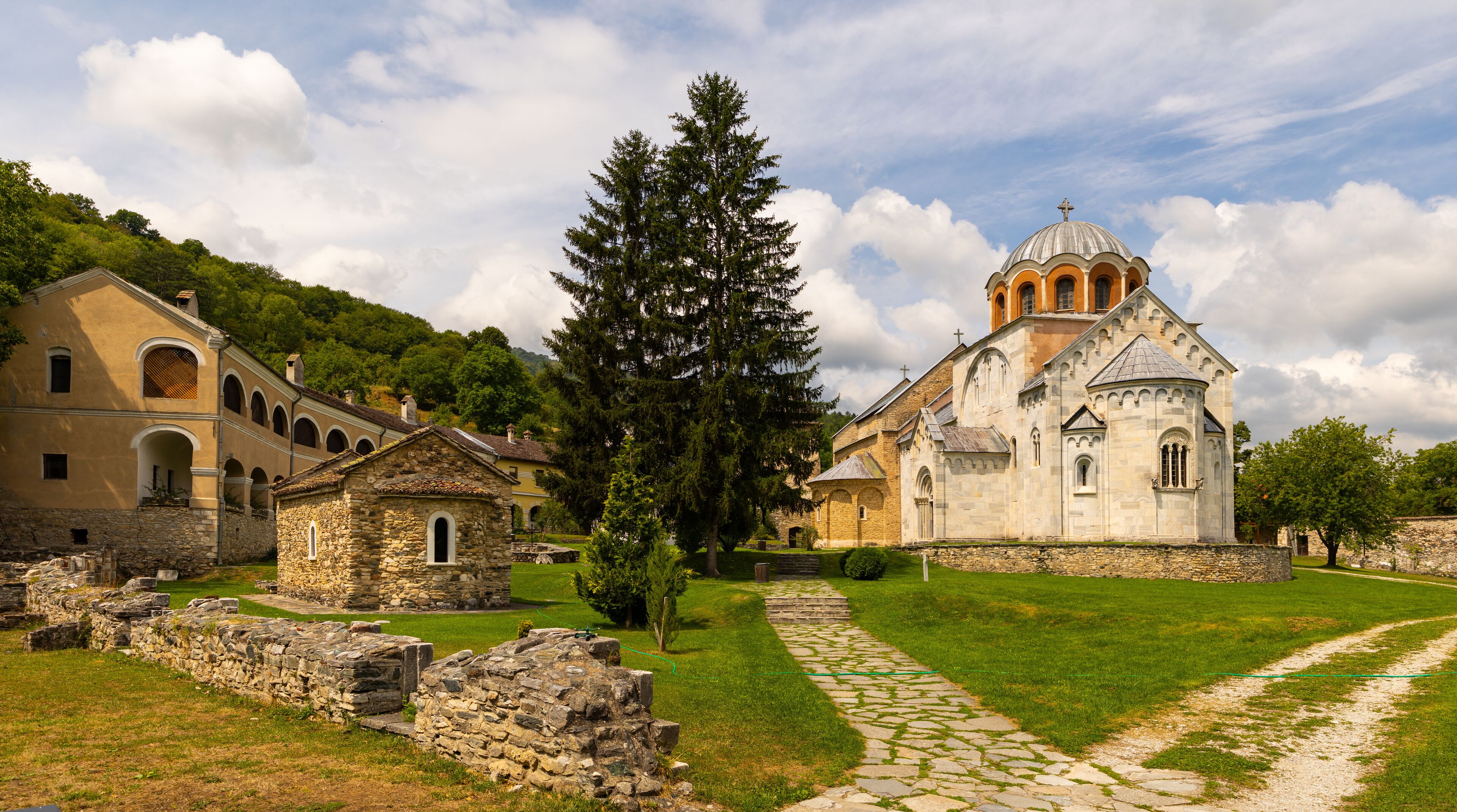 Studenica Orthodox Monastery, located near town of Kraljevo, Serbia