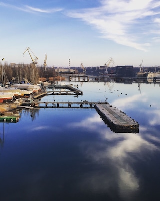 Nikolaev used to be the shipbuilding capital of the ссср, boats and ships are still important in the local economy.