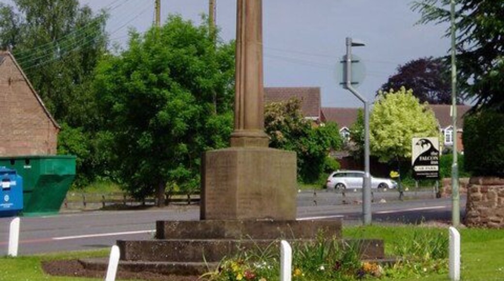 War Memorial at Hinstock.