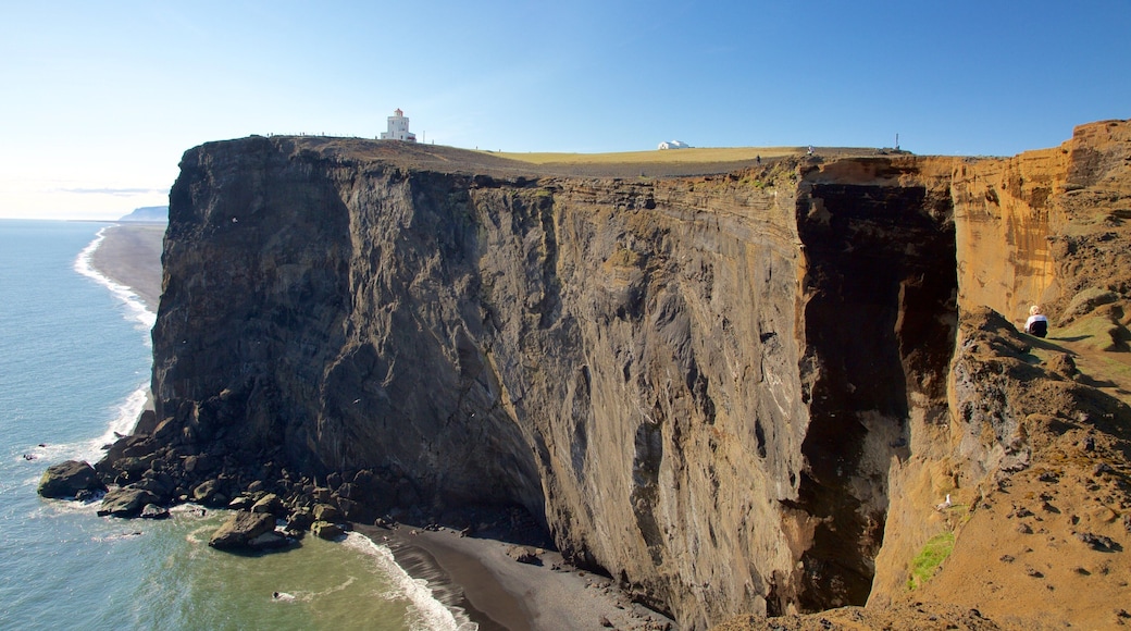 Dyrholaey which includes rocky coastline