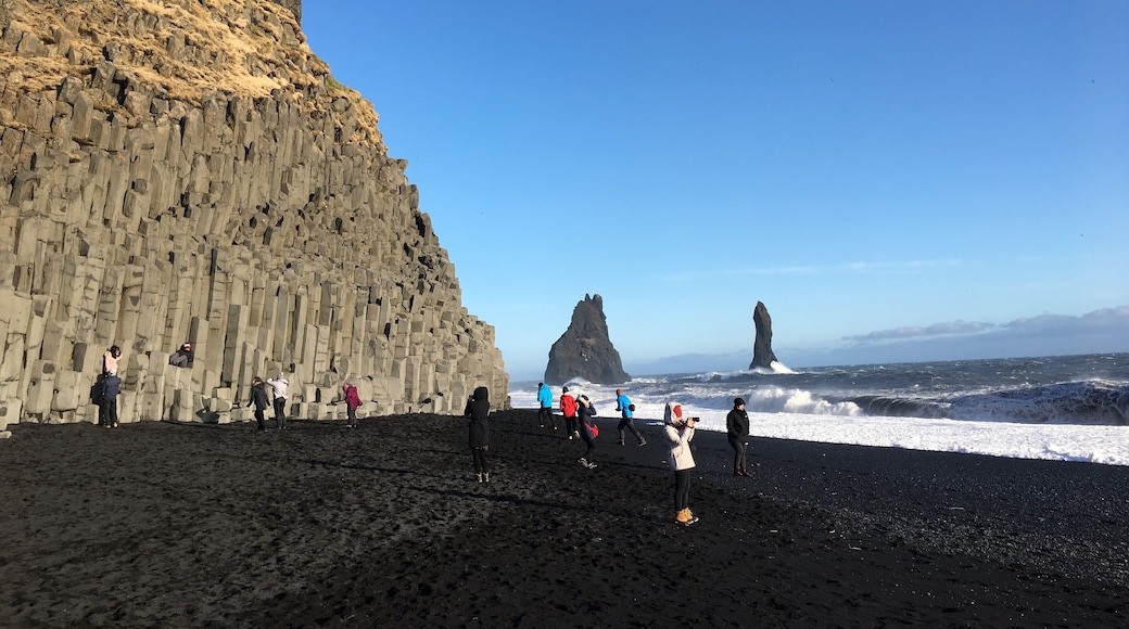 Suns Out Guns Out on a white sandy beach? Probably not! This ought to be the coldest and windiest beach on Earth! This is one of the volcanic beaches on Iceland and the black sands are actually made of lava ashes!
Travel tip to Iceland: If you want to see Aurora, go during Mar-Apr / Sep-Oct. Aurora activities are the highest during change of seasons!
#LifeAtExpedia