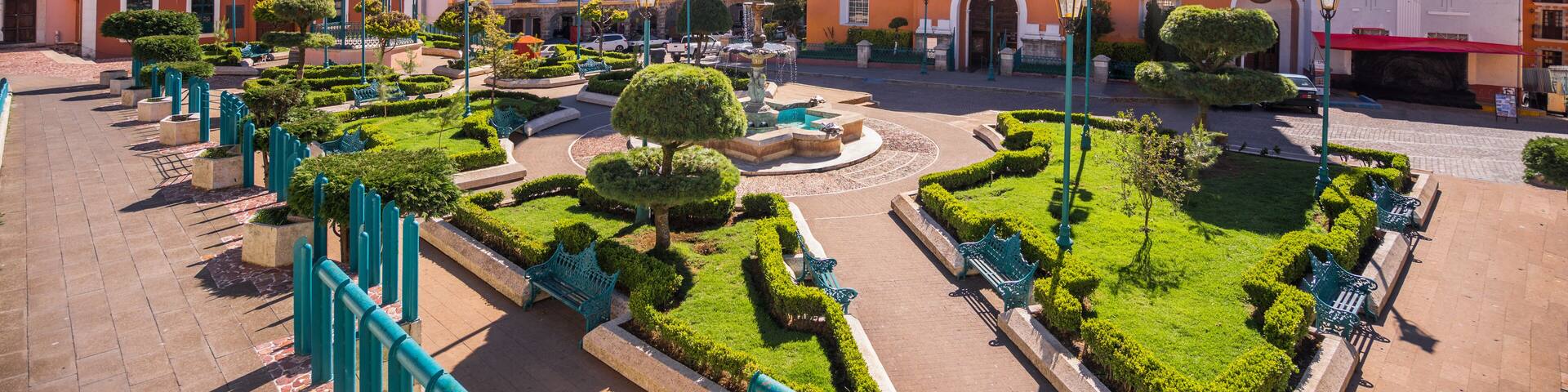 Mexican town, Mineral del Monte, commonly called Real del Monte, Hidalgo.