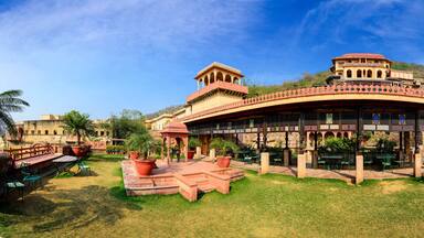 Panorama of Neemrana Fort Palace, Rajasthan, India