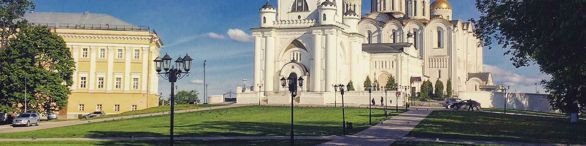 Not far away from Moscow (200km) you'll find the city of Vladimir, home to lots of beautiful churches. Definitely worth a day or maybe two to explore.