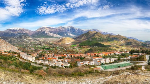 Panoramic view of Morano Calabro