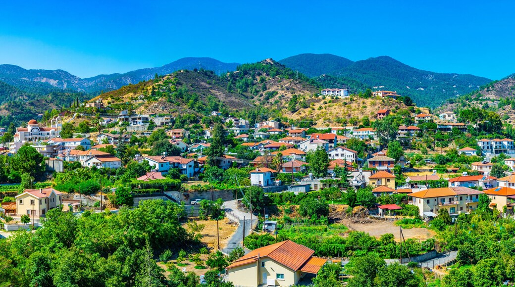Kakopetria village on Cyprus