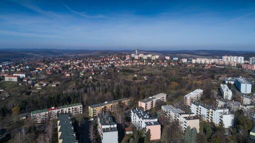 block houses in Komlo hungary