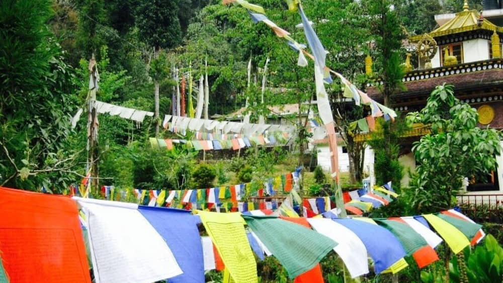 So many prayers at kachiperi lake,Pelling. It is one of those hidden gems of Sikkim that cant be left unexplored. Its colorful ,peaceful and beautiful 😀