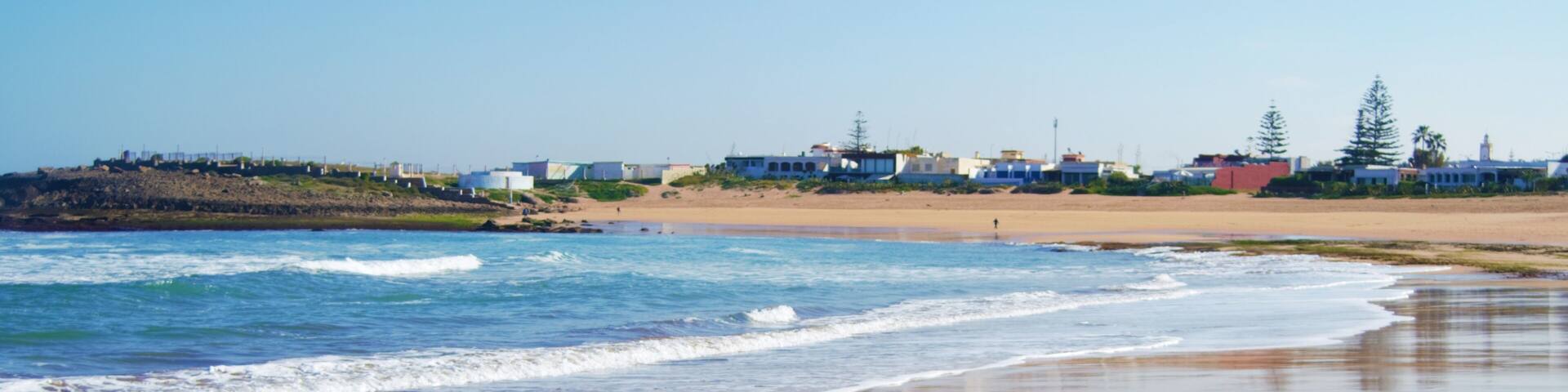 Contrebandier beach at temara near Rabat Morocco near Sable D'or