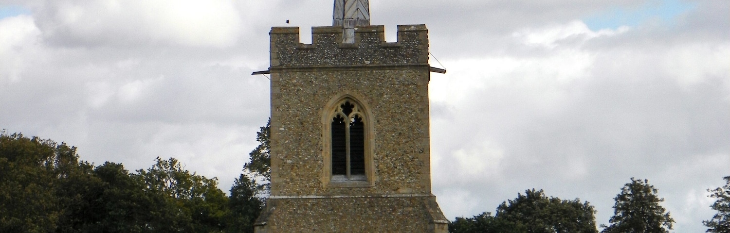 St Andrew's Church, Much Hadham, Hertfordshire, 29 September 2012. A Grade I Listed Buildig.
