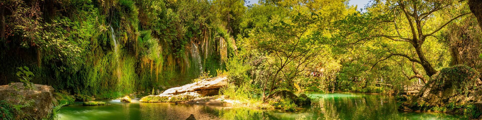 Kursunlu waterfall in Antalya Turkey