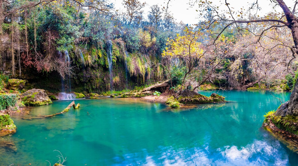 Kursunlu Waterfall in Antalya Province of Turkey