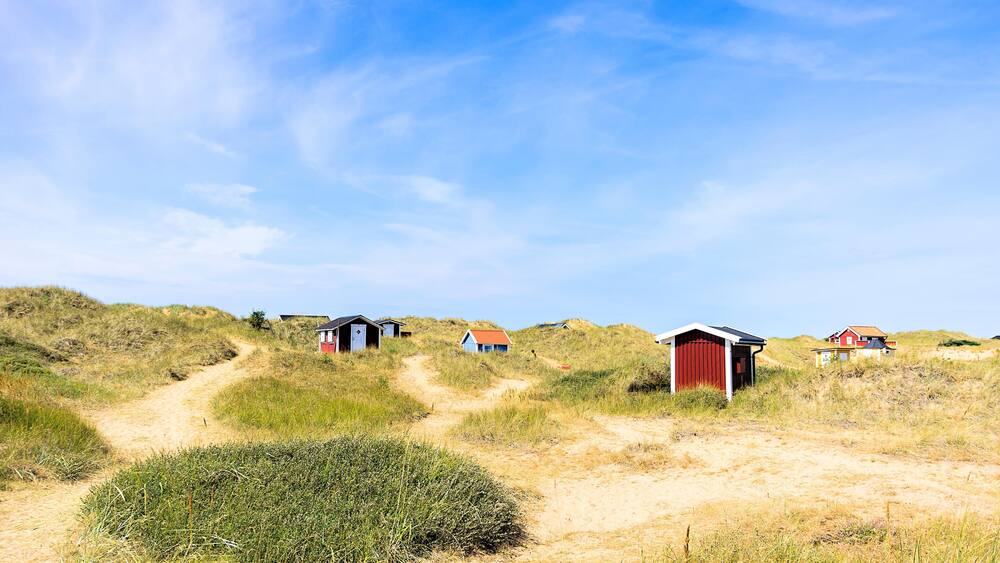 Am Strand von Mellby, Schweden