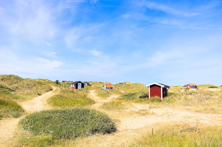 Am Strand von Mellby, Schweden