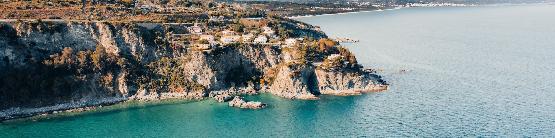 Pietragrande Cliff near Montauro city, Calabria South Italy