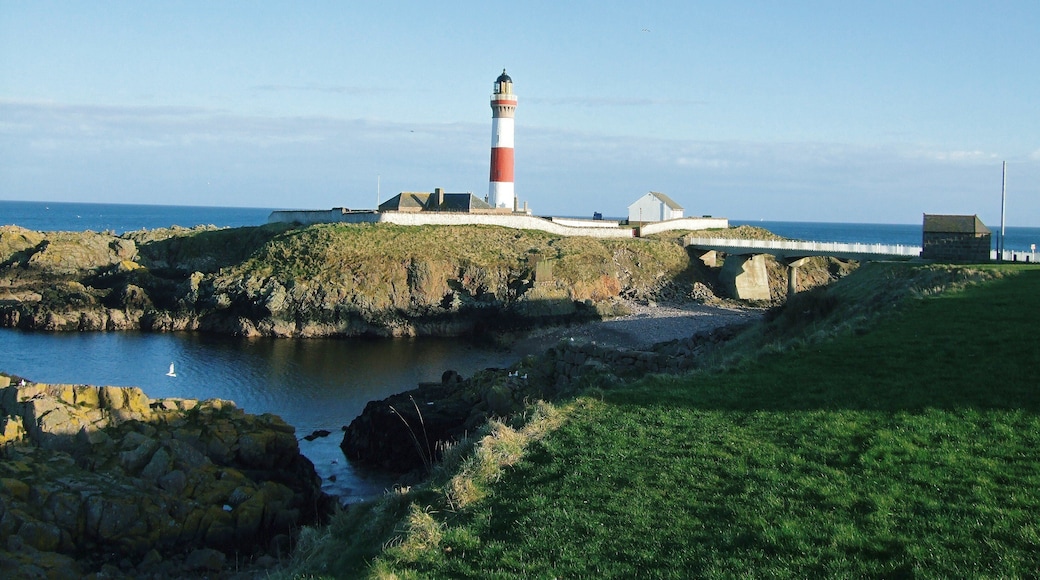 buchan ness lighthouse i stayed in the keepers cottage