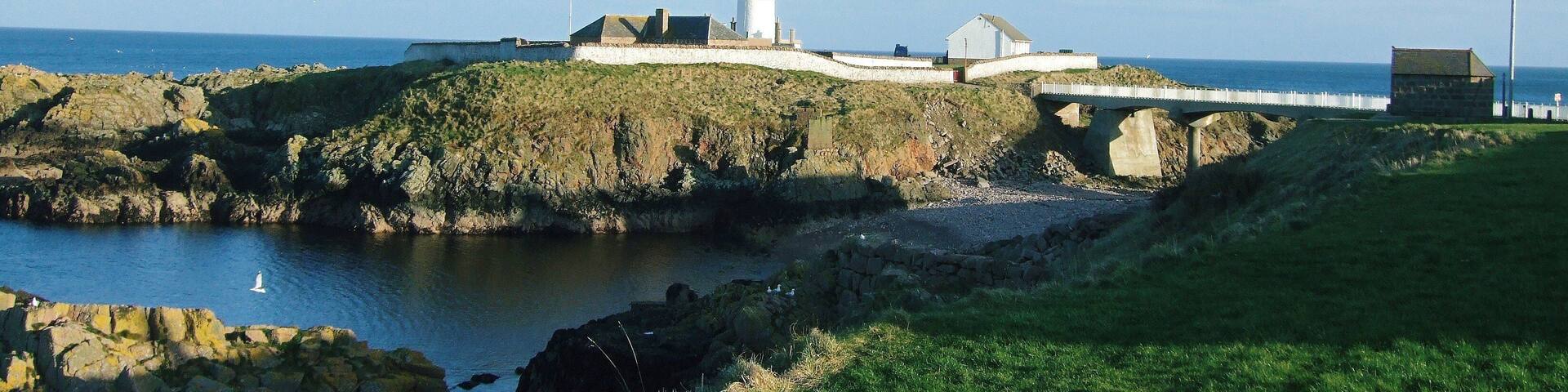 buchan ness lighthouse i stayed in the keepers cottage