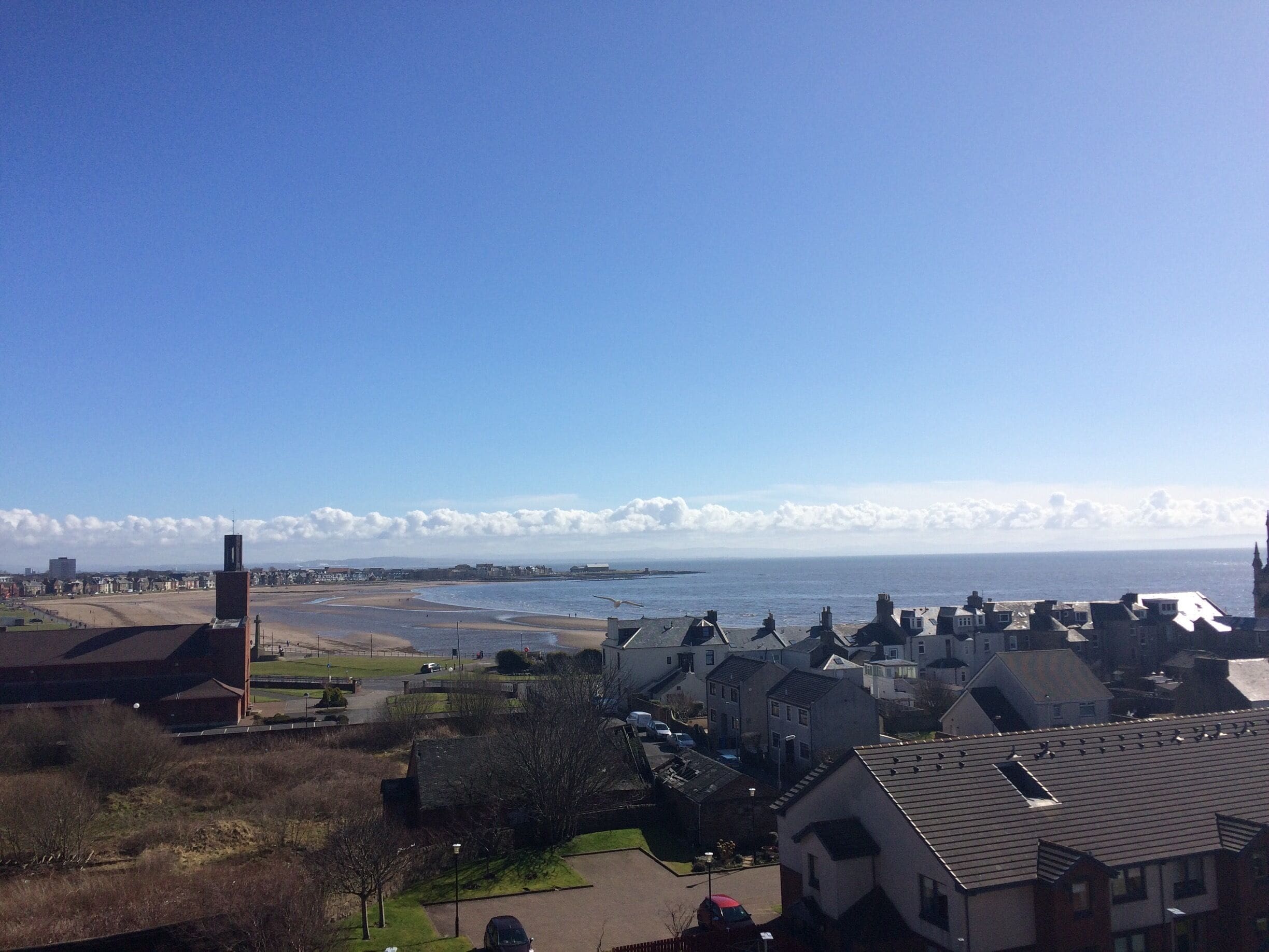 The view from Ardrossan castle