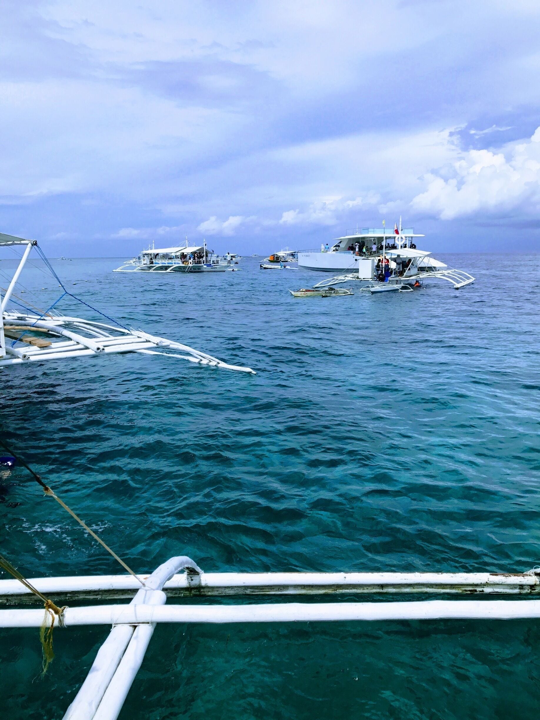 Island hopping around Cebu - beautiful snorkelling at the fish sanctuaries. 