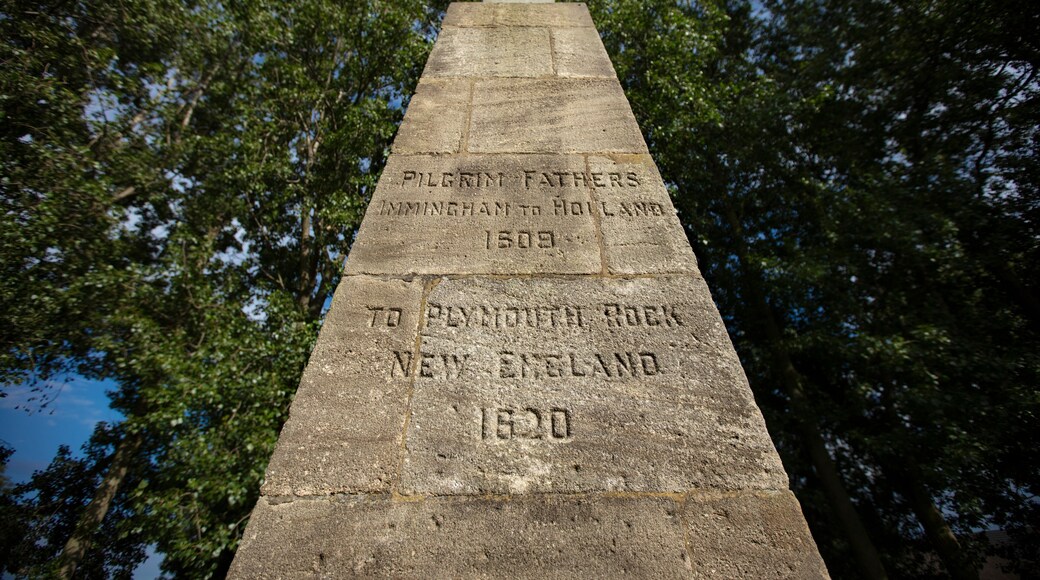 Immingham, Lincolnshire UK, June 2020, view of the Pilgrim memorial