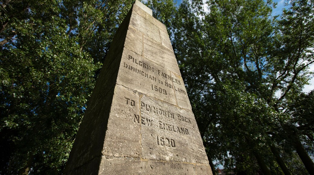 Immingham, Lincolnshire UK, June 2020, view of the Pilgrim memorial
