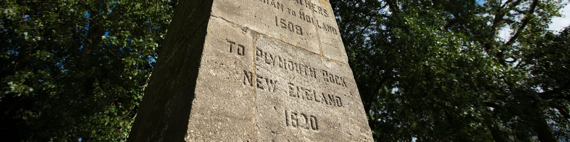 Immingham, Lincolnshire UK, June 2020, view of the Pilgrim memorial
