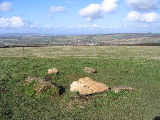 View from the King Stone, Warwickshire, toward Long Compton