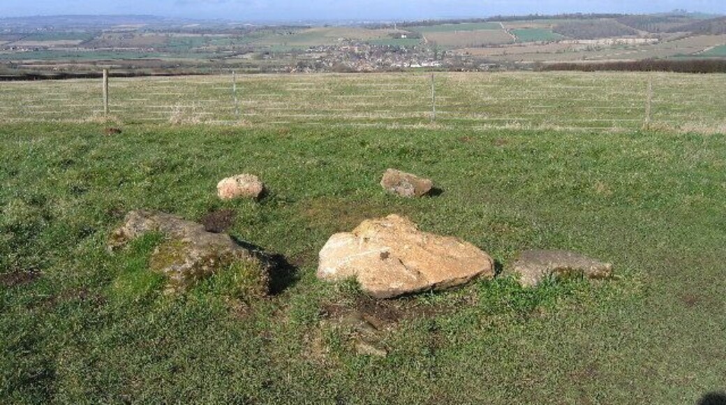 View from the King Stone, Warwickshire, toward Long Compton