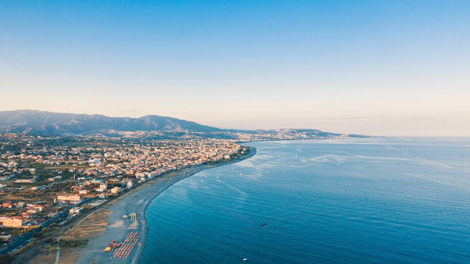 Città di Siderno, aerea