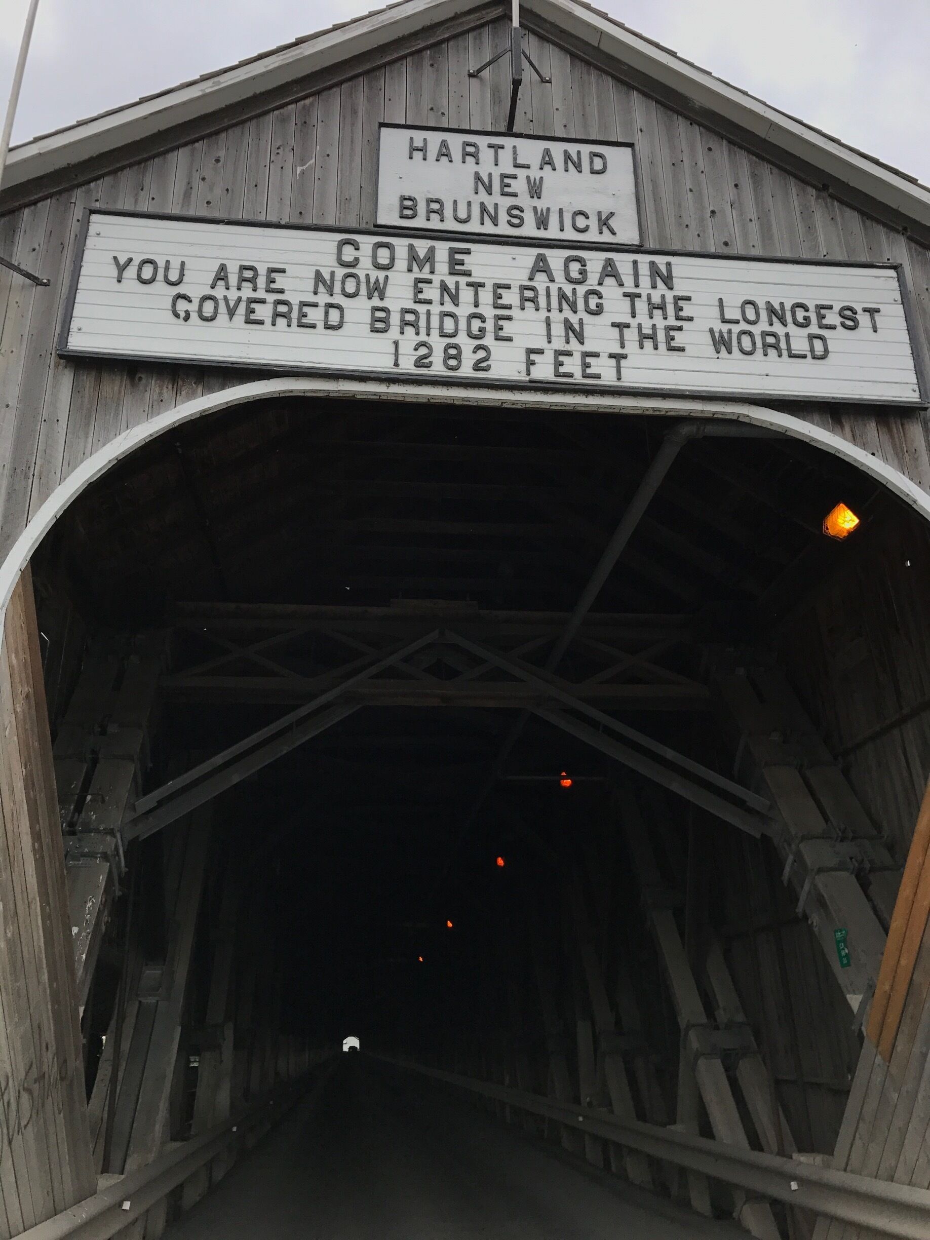 The longest covered bridge located along R2 highway, easy to find. We stopped here as our rest area during the road trip.  The bridge itself has its story as a kissing bridge back then.