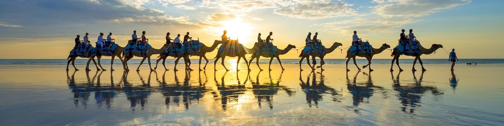 Now Broome and the Kimberley is an amazing spot to do a road trip! I would recommend flying in from Perth, starting in Broome with a few days and then heading into the Kimberley. A must do in Broome is the cable beach sunset camel ride, there are two operators that do a very similar walk. Try to time it around the low tide so you have beautiful reflections whilst walking on wet sand. #RoadTrip