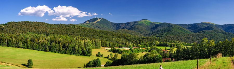Great Arber (Großer Arber) at Bavarian Forest in Lower Bavaria, Germany