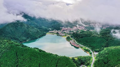 This place is located at Unzen of Nagasaki. The hot spring here is a tourist attraction. Scent of sulfur and hot steam is encountered everywhere.