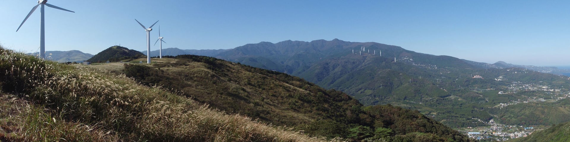 Mount Amagi from Higashiizu town.