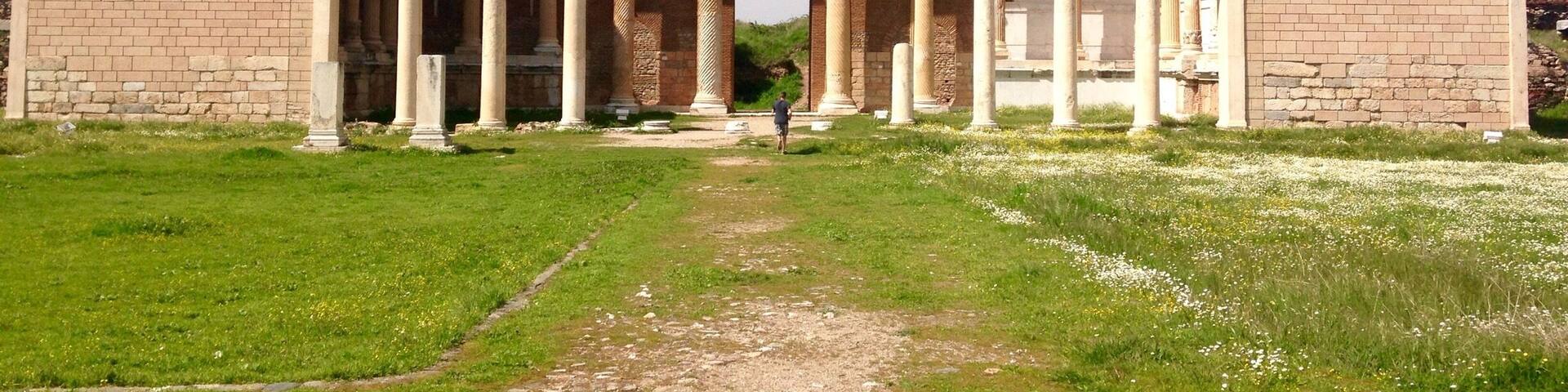 This is the most imposing structure I've ever seen. If you look at the bottom you can see a person at the stairs.