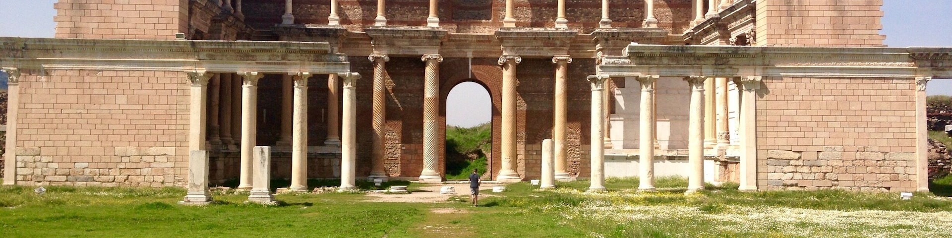 This is the most imposing structure I've ever seen. If you look at the bottom you can see a person at the stairs.