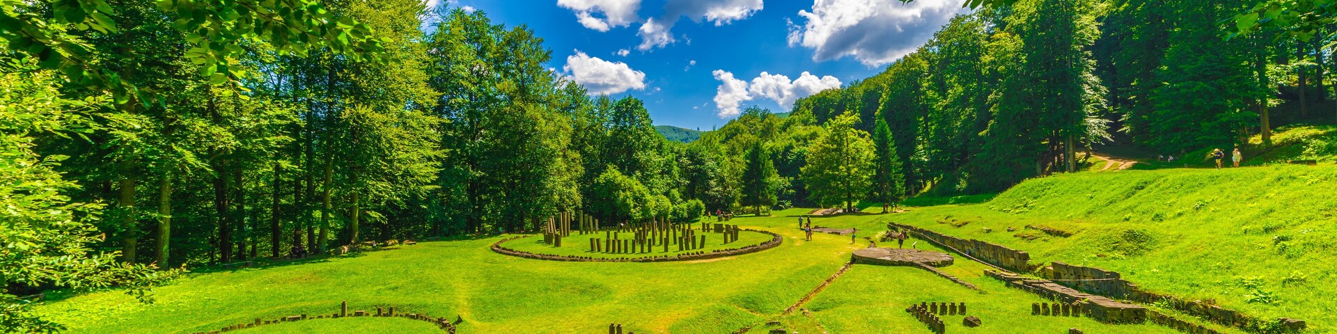 Sarmizegetusa Regia, Dacian ruins Fortress in Sarmisegetusa, Orastie Mountains, Romania