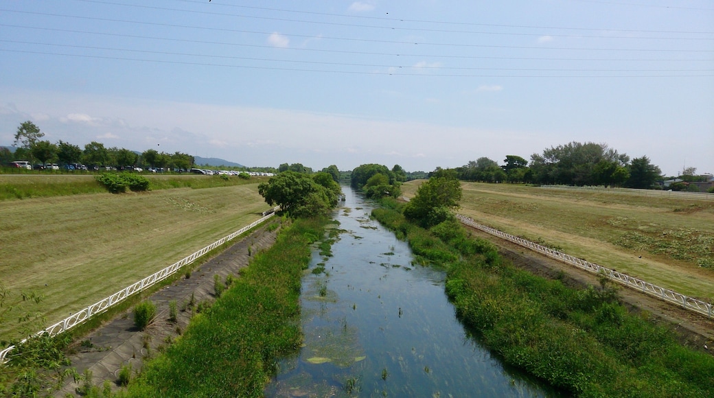 ぎんりん橋から見た帯広川