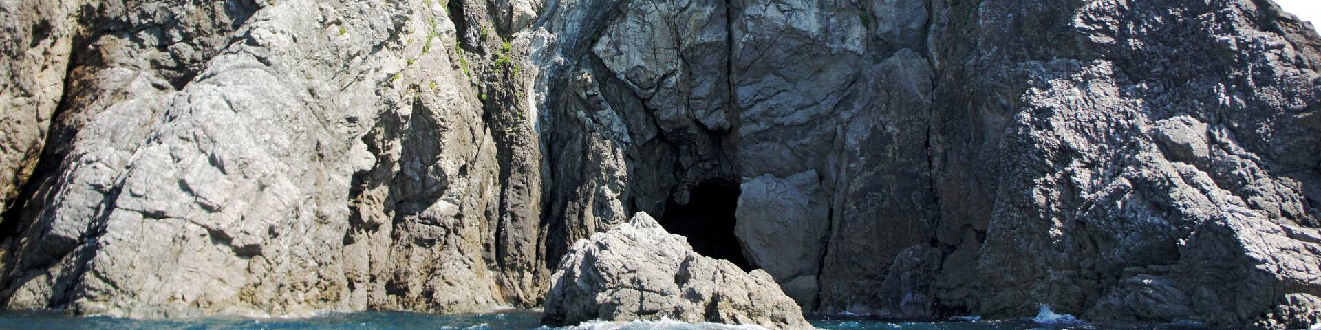 Ryugu-domon of Tajima mihonoura in Shinonsen, Hyogo prefecture, Japan