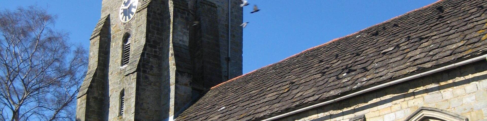St.Peter & St.Paul, Lingfield. The Collegiate Church of St.Peter & St.Paul contains some impressive tombs and brasses to the Cobham family.
