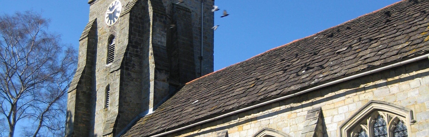 St.Peter & St.Paul, Lingfield. The Collegiate Church of St.Peter & St.Paul contains some impressive tombs and brasses to the Cobham family.