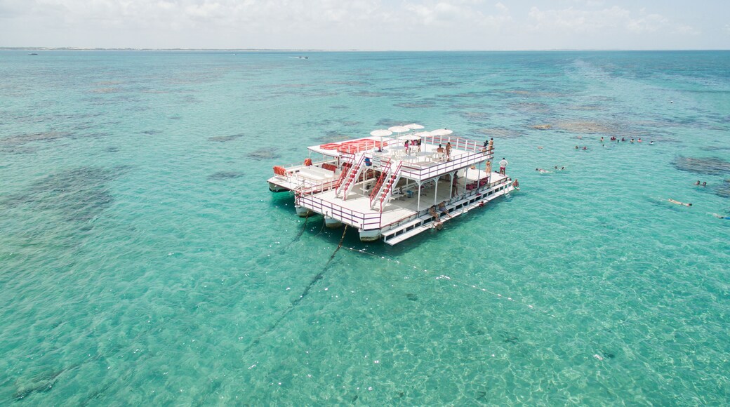 Imagem Aérea das Parrachos de Maracajaú, o Caribe Brasileiro no Município de Maxaranguape, no Rio Grande do Norte, Brasil