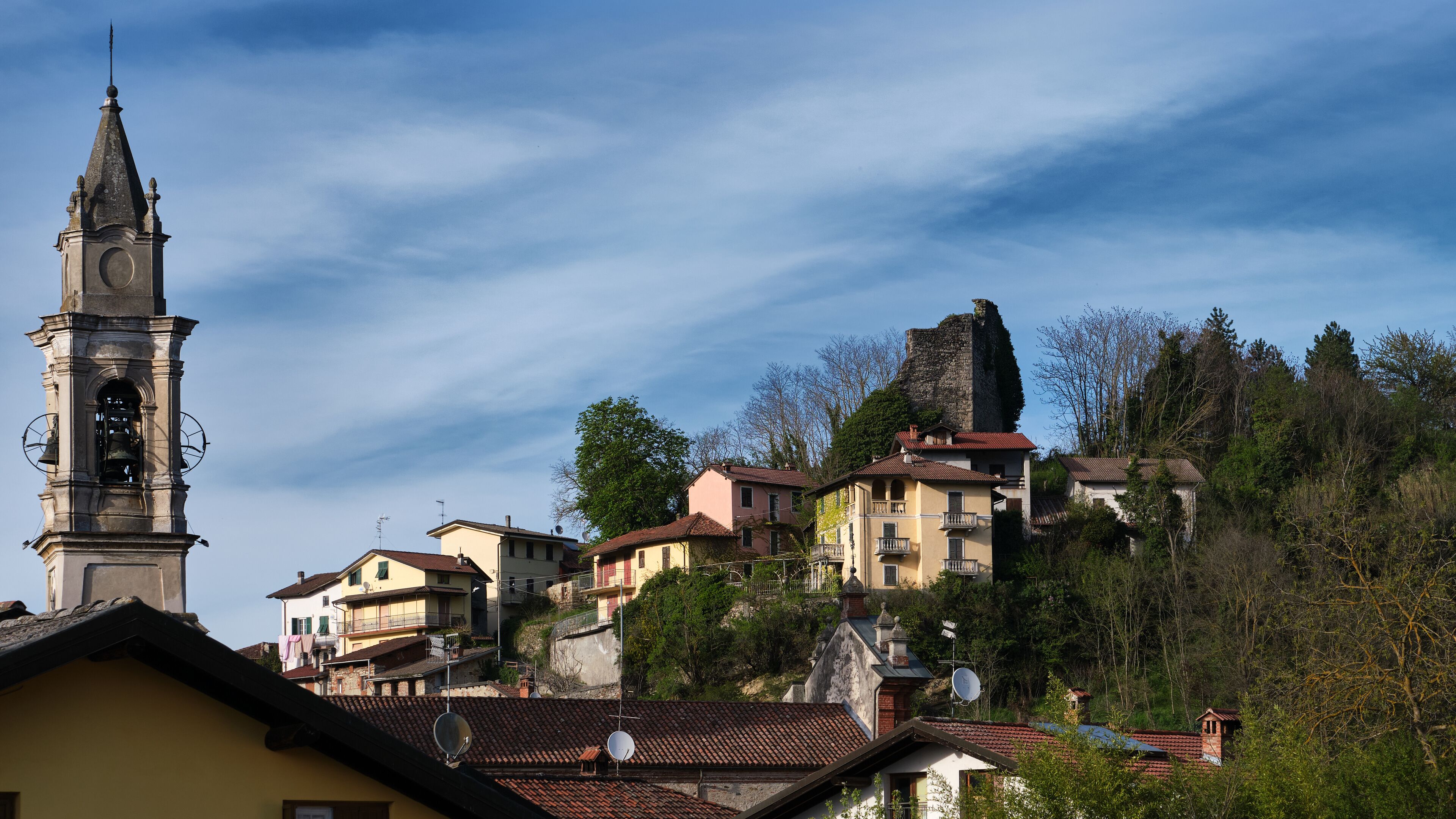 Foto scattata nelle vie del centro storico di Silvano d'Orba.