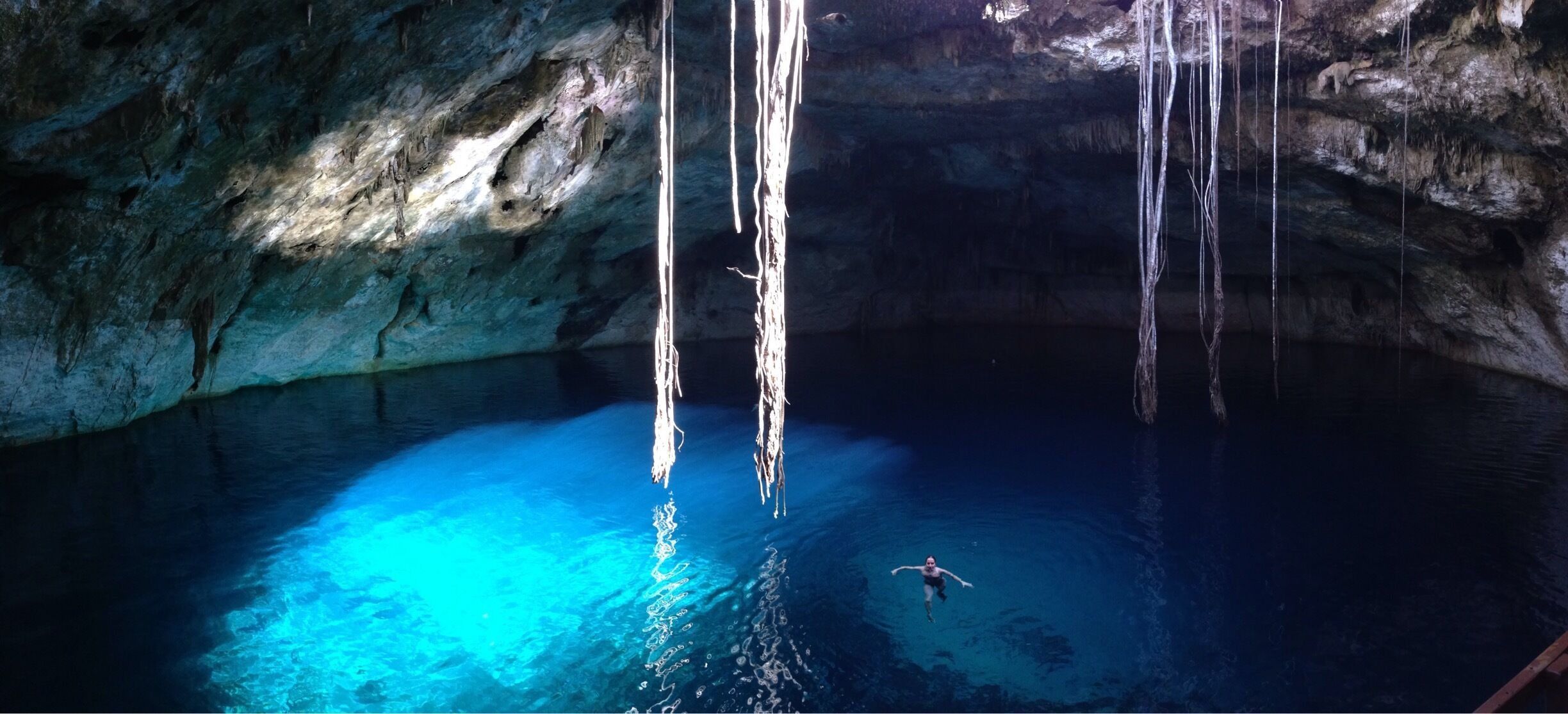 An impressive hidden cenote.  #waterlust