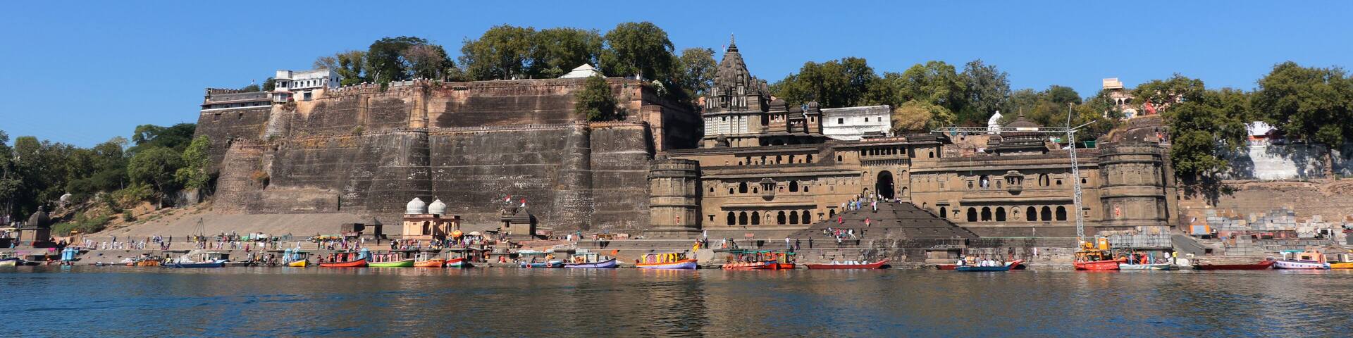 Maheshwar Situated on the banks of river Narmada in madhya pradesh,India.